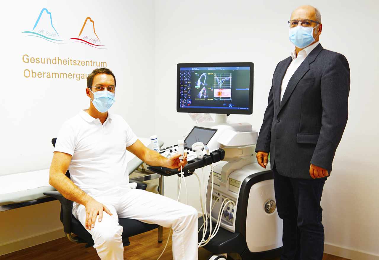 Gesundheitszentrum Oberammergau mit neuem Ultraschallgerät